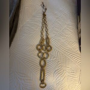 Chico's Gold Statement Necklace